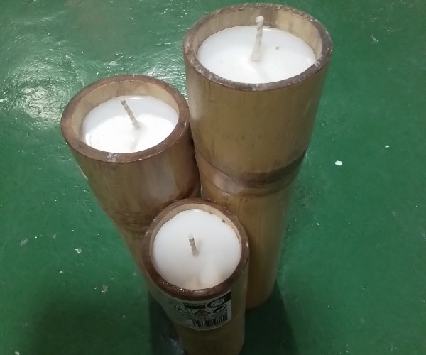 Set 3 velas bambu-1