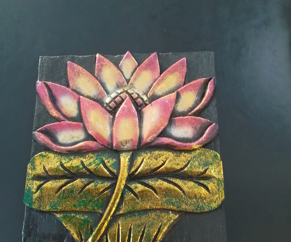 Cuadro flor de loto-1